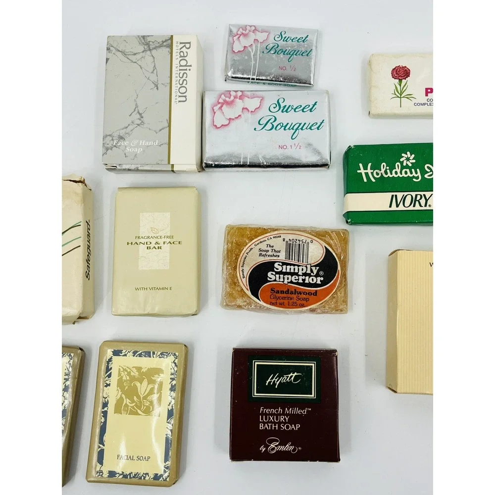 Vintage Soap Collection 20 Mini Hotel Size Bars Holiday Inn Hyatt Cashmere More